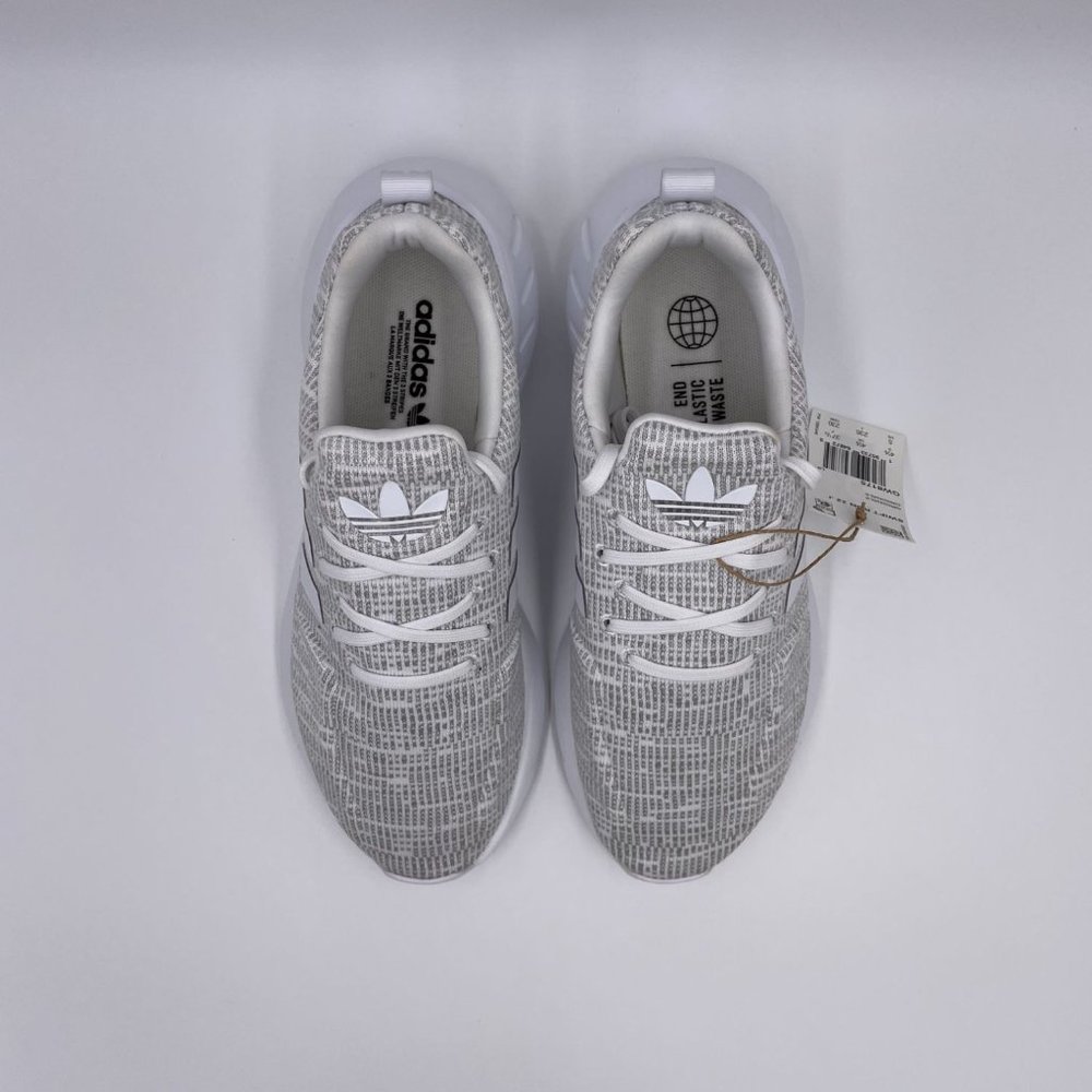 Adidas Swift Run 22 Grey / White Womens Shoes - Picture 4 of 8
